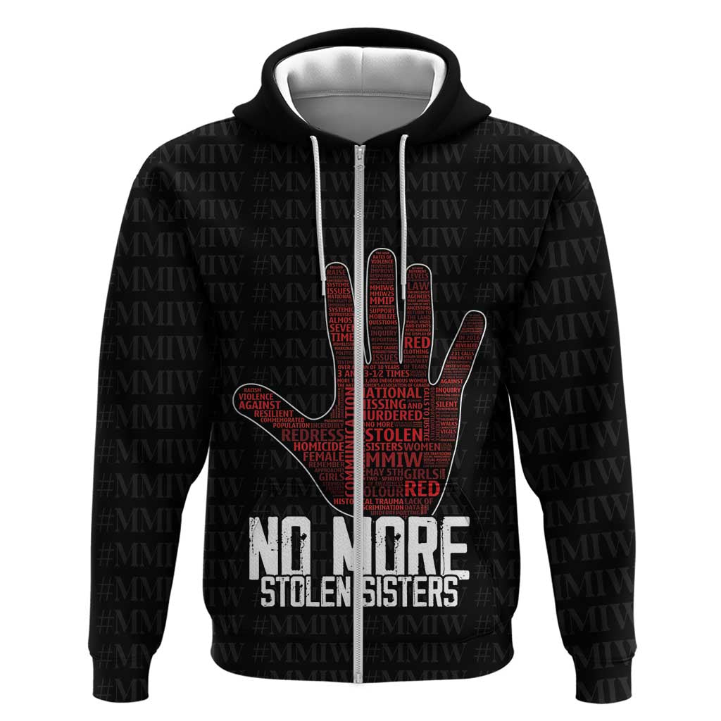 MMIW Awareness Day Zip Hoodie No More Stolen Sisters