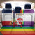 LGBTQ Pride Month Gay Back Car Seat Cover Eiffel Tower Paris Rainbow Flag