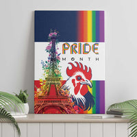 LGBTQ Pride Month Gay Canvas Wall Art Eiffel Tower Paris Rainbow Flag