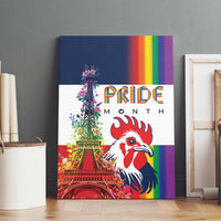 LGBTQ Pride Month Gay Canvas Wall Art Eiffel Tower Paris Rainbow Flag