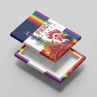 LGBTQ Pride Month Gay Canvas Wall Art Eiffel Tower Paris Rainbow Flag