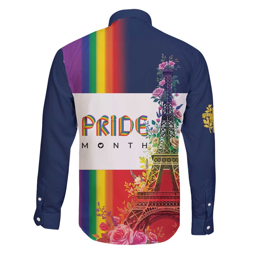 LGBTQ Pride Month Gay Family Matching Mermaid Dress and Hawaiian Shirt Eiffel Tower Paris Rainbow Flag