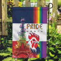 LGBTQ Pride Month Gay Garden Flag Eiffel Tower Paris Rainbow Flag