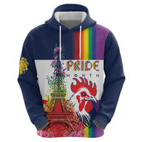 LGBTQ Pride Month Gay Hoodie Eiffel Tower Paris Rainbow Flag