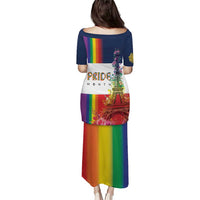 LGBTQ Pride Month Gay Puletasi Eiffel Tower Paris Rainbow Flag