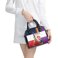 LGBTQ Pride Month Gay Shoulder Handbag Eiffel Tower Paris Rainbow Flag