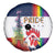 LGBTQ Pride Month Gay Spare Tire Cover Eiffel Tower Paris Rainbow Flag