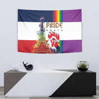 LGBTQ Pride Month Gay Tapestry Eiffel Tower Paris Rainbow Flag