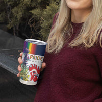 LGBTQ Pride Month Gay Tumbler Cup Eiffel Tower Paris Rainbow Flag