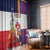 LGBTQ Pride Month Gay Window Curtain Eiffel Tower Paris Rainbow Flag