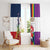 LGBTQ Pride Month Gay Window Curtain Eiffel Tower Paris Rainbow Flag
