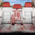 Custom Switzerland Football Back Car Seat Cover Confoederatio Helvetica