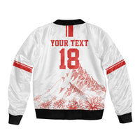 Custom Switzerland Football Bomber Jacket Confoederatio Helvetica