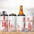 Custom Switzerland Football 4 in 1 Can Cooler Tumbler Confoederatio Helvetica
