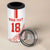 Custom Switzerland Football 4 in 1 Can Cooler Tumbler Confoederatio Helvetica