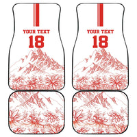 Custom Switzerland Football Car Mats Confoederatio Helvetica