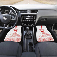 Custom Switzerland Football Car Mats Confoederatio Helvetica