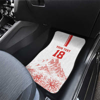 Custom Switzerland Football Car Mats Confoederatio Helvetica