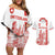Custom Switzerland Football Couples Matching Off Shoulder Short Dress and Hawaiian Shirt Confoederatio Helvetica