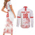 Custom Switzerland Football Couples Matching Short Sleeve Bodycon Dress and Long Sleeve Button Shirt Confoederatio Helvetica