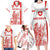 Custom Switzerland Football Family Matching Long Sleeve Bodycon Dress and Hawaiian Shirt Confoederatio Helvetica