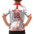 Custom Switzerland Football Family Matching Off The Shoulder Long Sleeve Dress and Hawaiian Shirt Confoederatio Helvetica