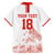Custom Switzerland Football Family Matching Off The Shoulder Long Sleeve Dress and Hawaiian Shirt Confoederatio Helvetica