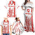 Custom Switzerland Football Family Matching Off Shoulder Maxi Dress and Hawaiian Shirt Confoederatio Helvetica