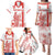 Custom Switzerland Football Family Matching Puletasi and Hawaiian Shirt Confoederatio Helvetica