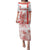 Custom Switzerland Football Family Matching Puletasi and Hawaiian Shirt Confoederatio Helvetica