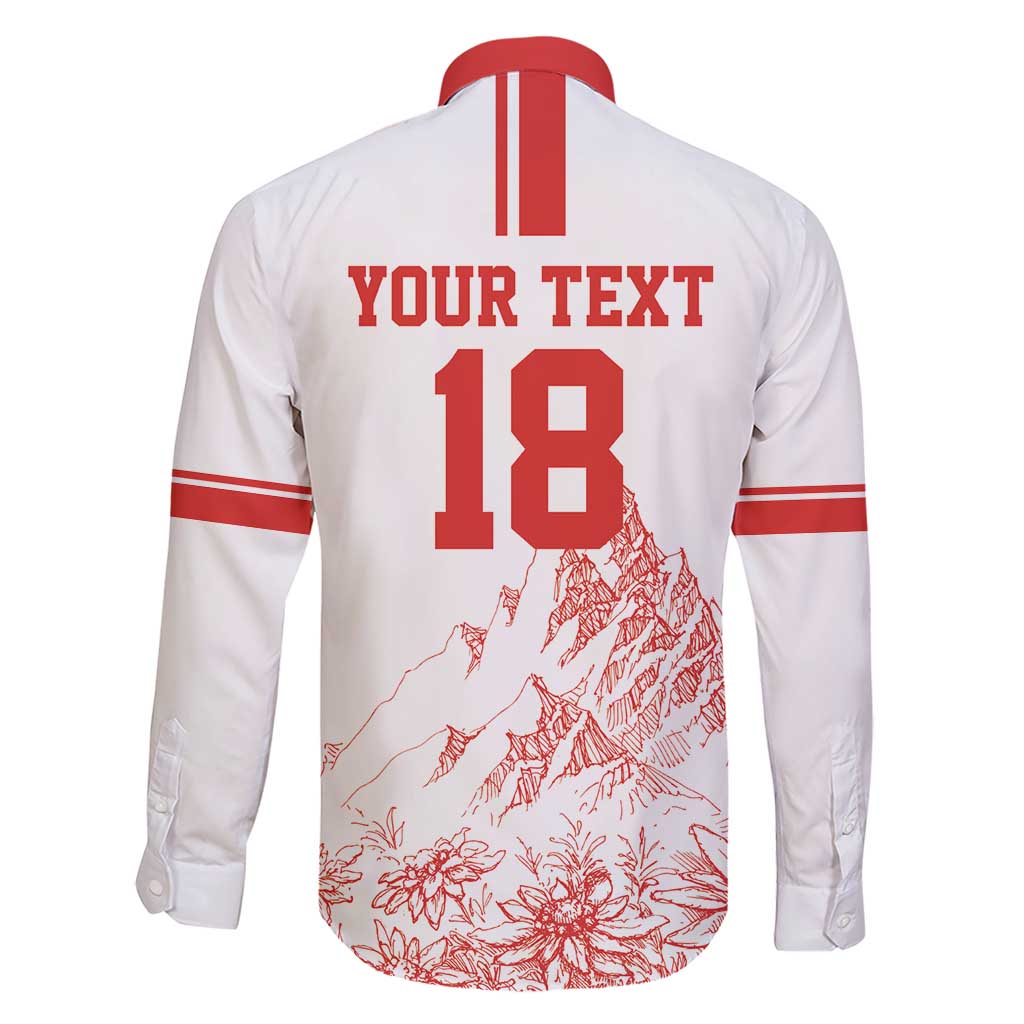 Custom Switzerland Football Family Matching Short Sleeve Bodycon Dress and Hawaiian Shirt Confoederatio Helvetica