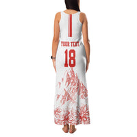 Custom Switzerland Football Family Matching Tank Maxi Dress and Hawaiian Shirt Confoederatio Helvetica