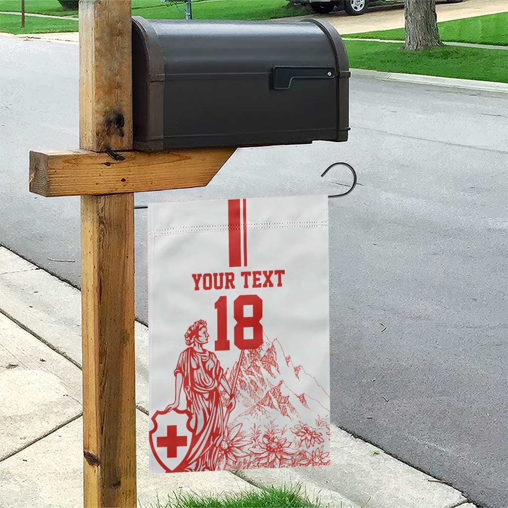 Custom Switzerland Football Garden Flag Confoederatio Helvetica