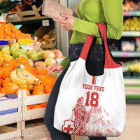 Custom Switzerland Football Grocery Bag Confoederatio Helvetica