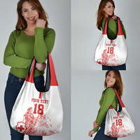 Custom Switzerland Football Grocery Bag Confoederatio Helvetica