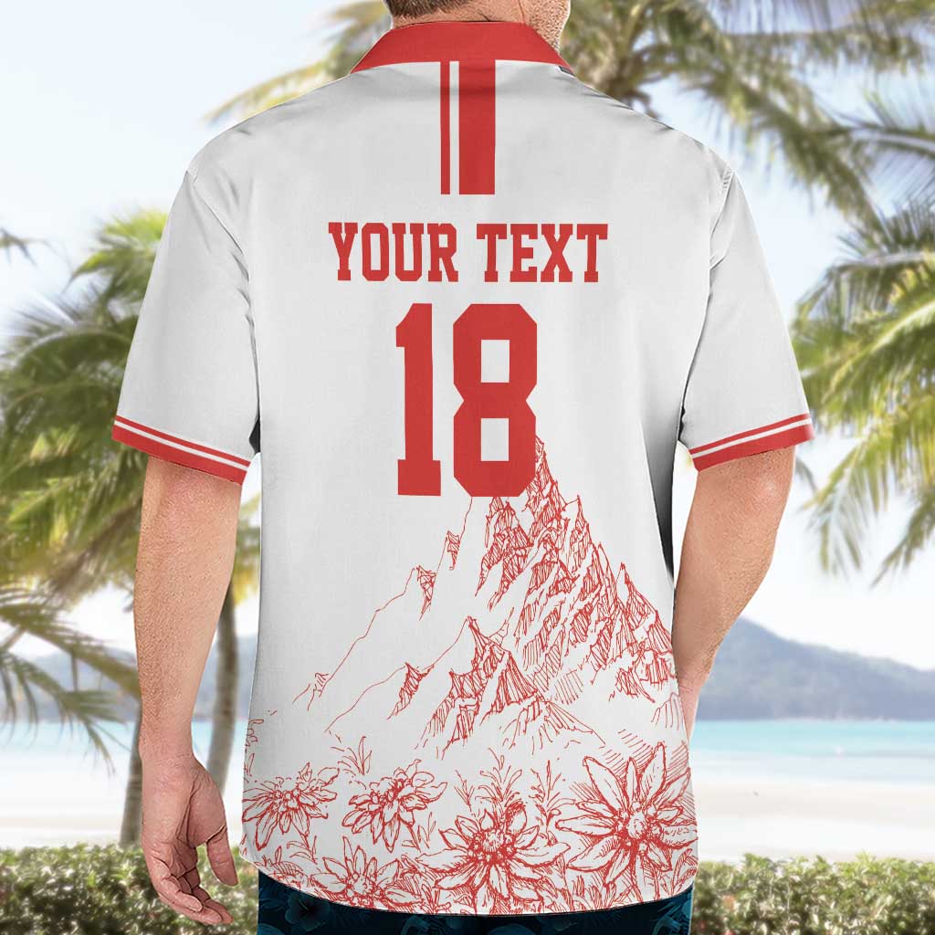 Custom Switzerland Football Hawaiian Shirt Confoederatio Helvetica
