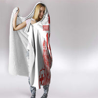 Custom Switzerland Football Hooded Blanket Confoederatio Helvetica