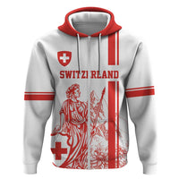 Custom Switzerland Football Hoodie Confoederatio Helvetica