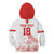 Custom Switzerland Football Kid Hoodie Confoederatio Helvetica