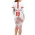 Custom Switzerland Football Long Sleeve Bodycon Dress Confoederatio Helvetica