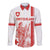Custom Switzerland Football Long Sleeve Button Shirt Confoederatio Helvetica