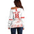 Custom Switzerland Football Off Shoulder Sweater Confoederatio Helvetica