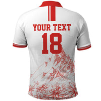 Custom Switzerland Football Polo Shirt Confoederatio Helvetica