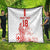Custom Switzerland Football Quilt Confoederatio Helvetica