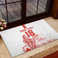 Custom Switzerland Football Rubber Doormat Confoederatio Helvetica