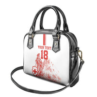 Custom Switzerland Football Shoulder Handbag Confoederatio Helvetica