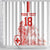 Custom Switzerland Football Shower Curtain Confoederatio Helvetica