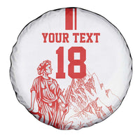 Custom Switzerland Football Spare Tire Cover Confoederatio Helvetica