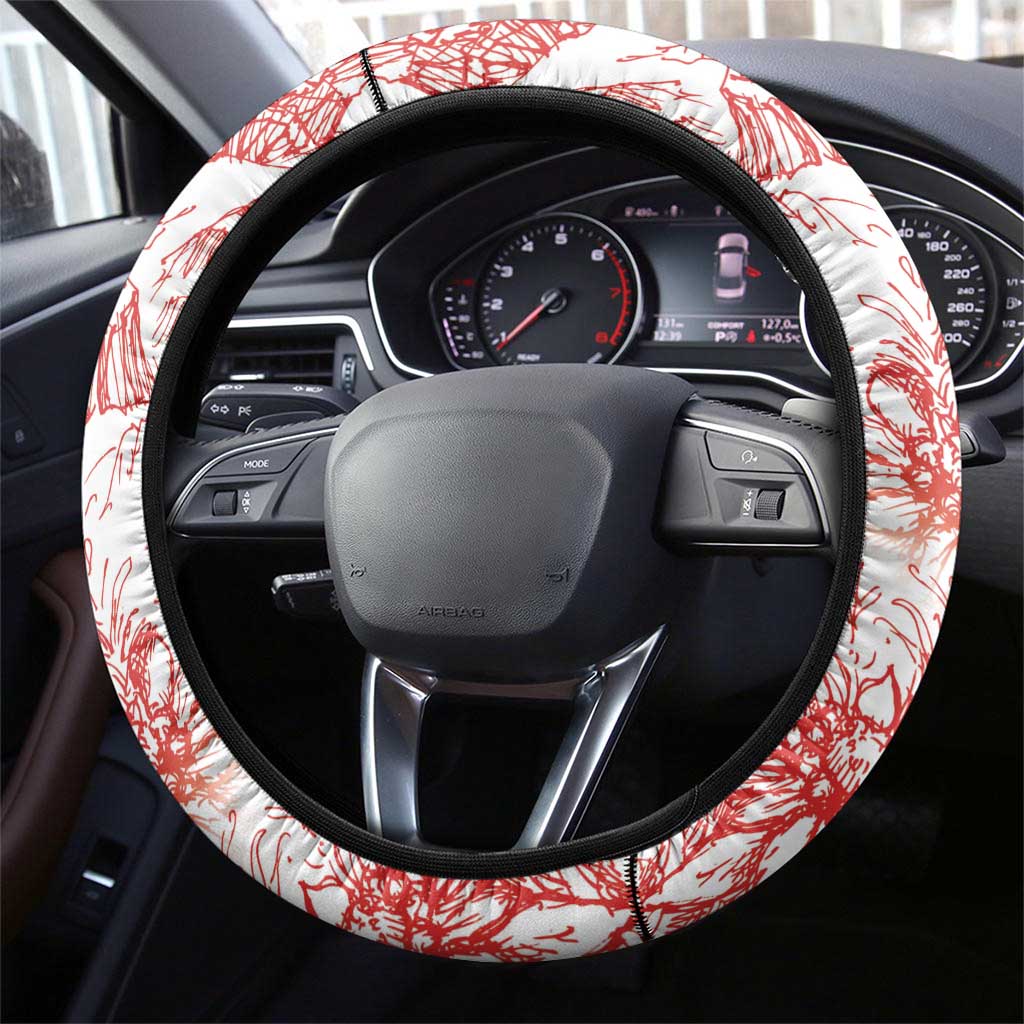 Switzerland Football Steering Wheel Cover Confoederatio Helvetica