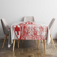 Custom Switzerland Football Tablecloth Confoederatio Helvetica